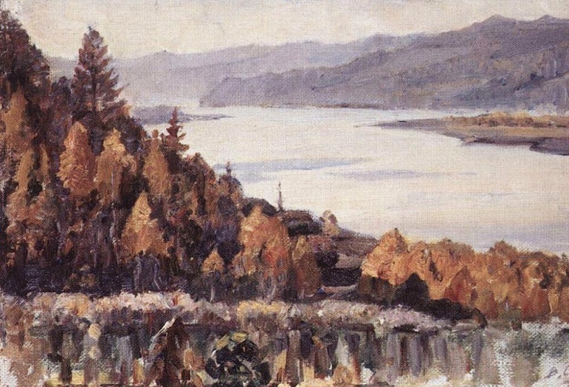 «Енисей у Красноярска», 1909г.